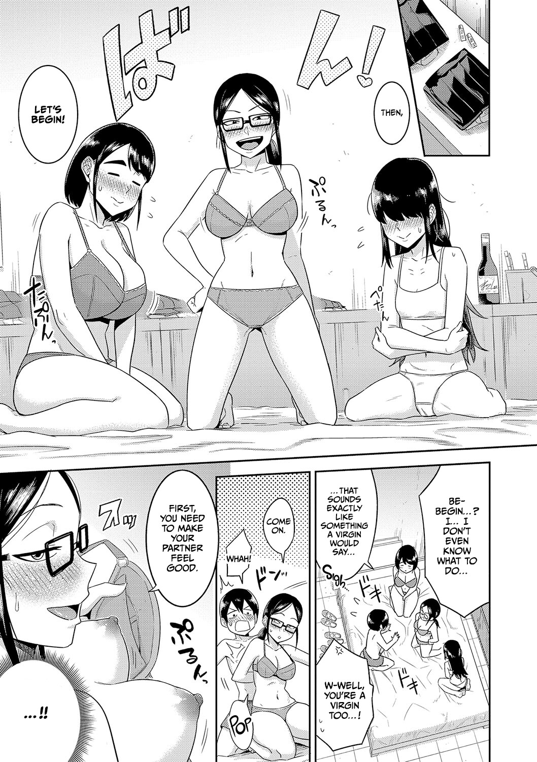 Hentai Manga Comic-Harem life on a deserted island with dirty girls who are curious about sex-Read-181